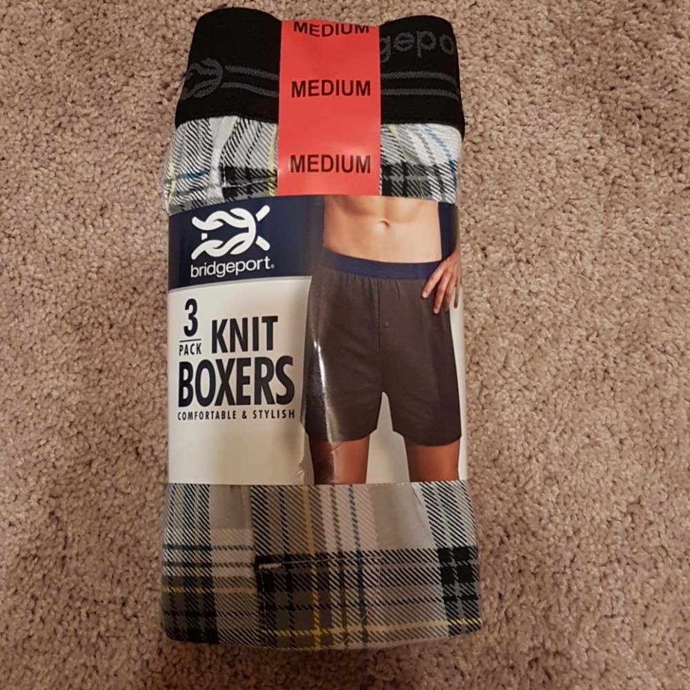 3 Pack Knit Boxers - NWT